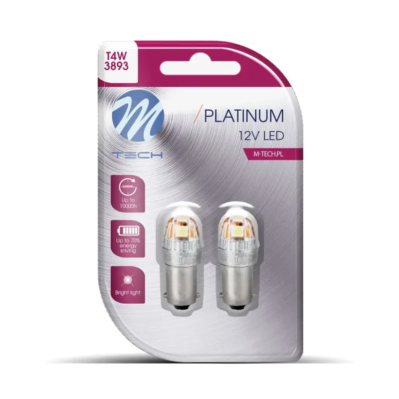 Kundfavorit Lampa T4W LED (Platinum)
