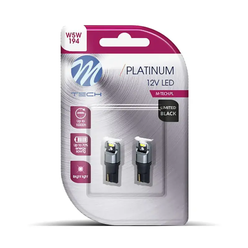 Kampanj Lampa W5W LED 6000K Limited Black (Platinum)