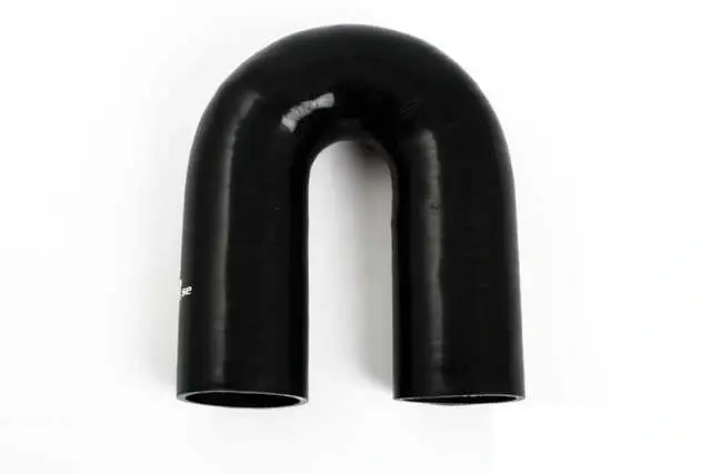 Silikonslang Svart 180 grader 0.75‘‘ (19mm) Kampanj