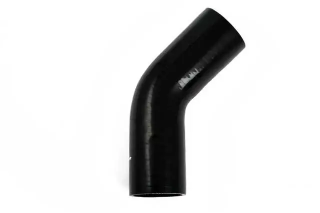 Silikonslang Svart 45 grader 1,625‘‘ (41mm) Rabatt