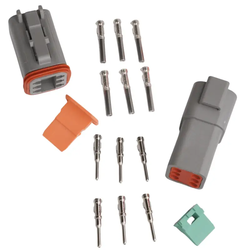 Endast idag Kontaktdon KIT 6-polig DT series Hane + Hona
