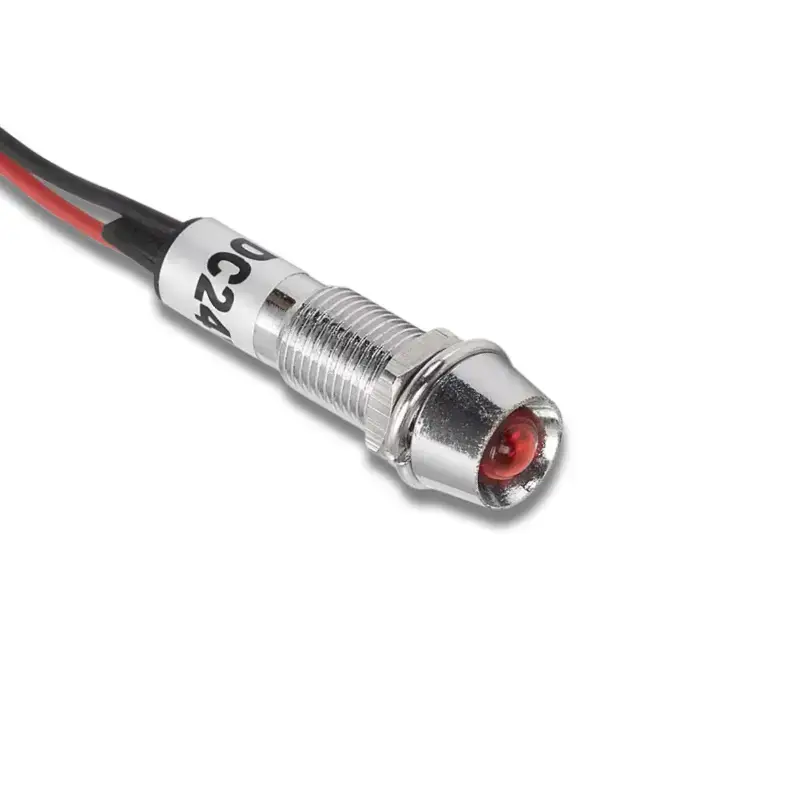 Billig Röd Led lampa 8mm