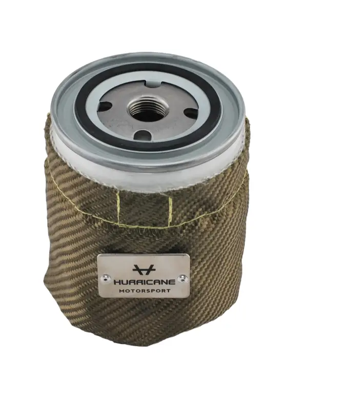 Snabb frakt Hurricane värmeskydd till oljefilter 83mm x 98mm - Titanium