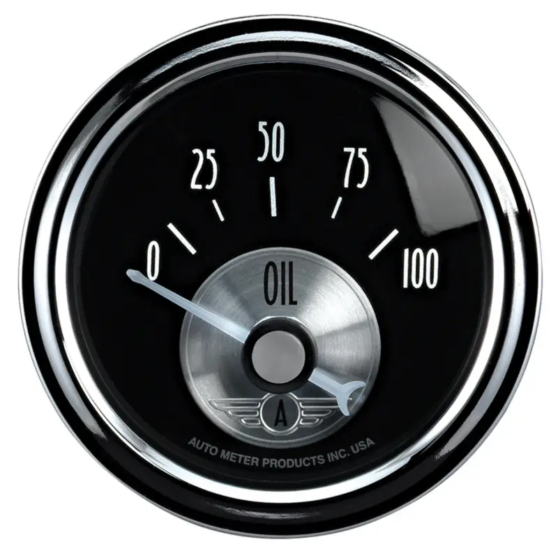2-1/16" Oljetryck, 0-100 PSI, PRESTIGE BLACK DIAMOND Utförsäljning