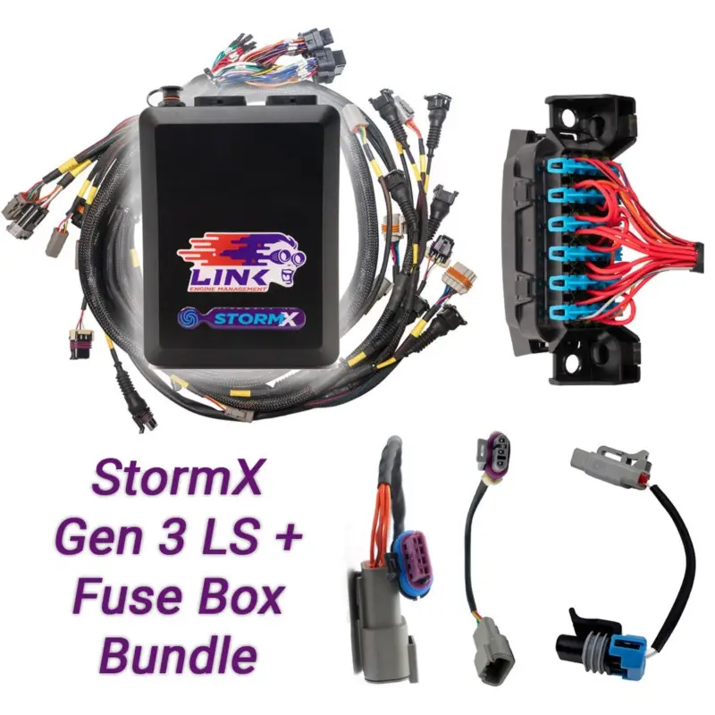 Endast denna vecka LINK - Gen3 LS Bundle - G4X StormX ECU + LS Engine Harness + Fuse Box bundle