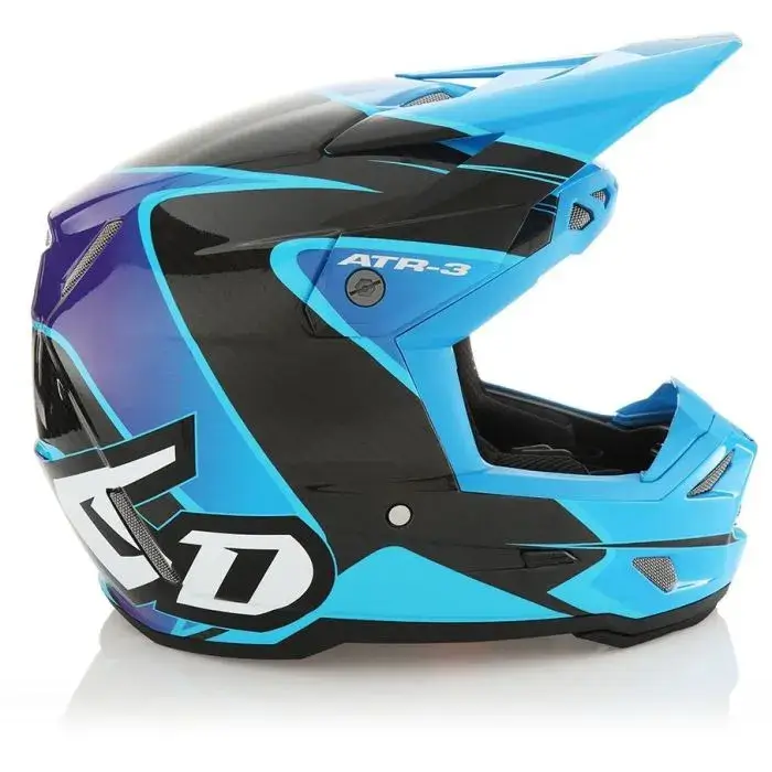6D ATR-3 Wave Gloss Helmet FIM Endast denna vecka