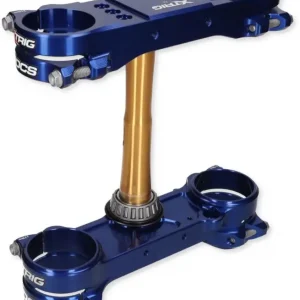 X-Trig ROCS Tech Triple Clamp Styrkrona, 22mm Offset SHERCO BLÅ Nyhet