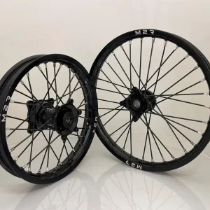 Hjulset M2R SVART SILVER Kawasaki 85cc 19/16 2020-2026 Erbjudandepris