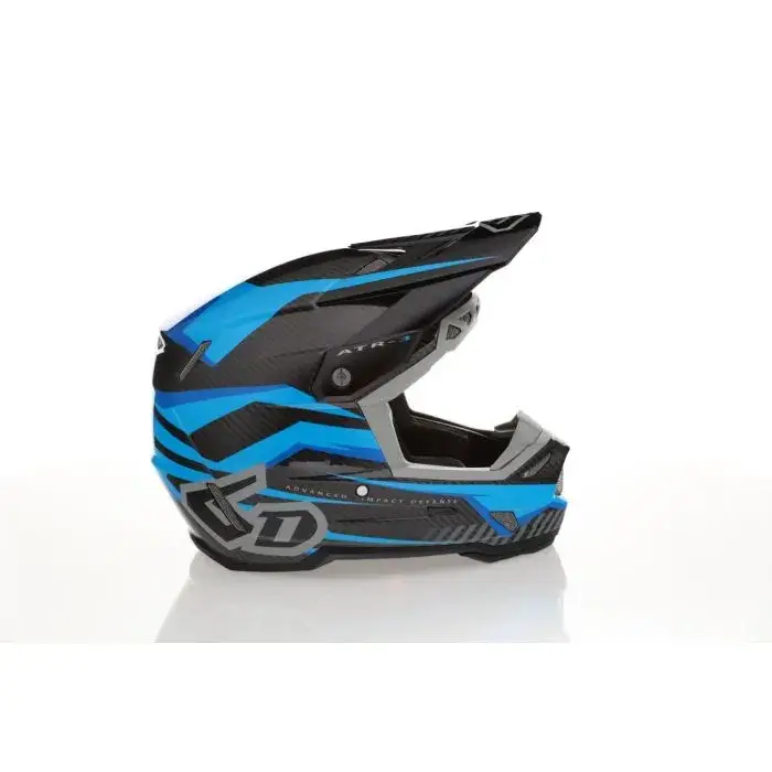 6D ATR-3 Rival Helmet FIM, Gloss Cyan Beställ nu