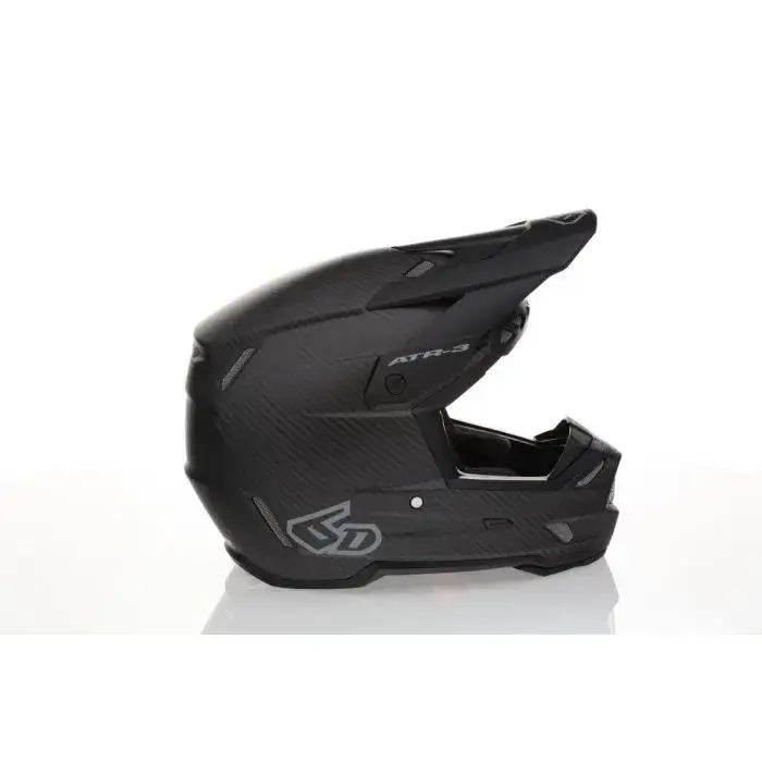 Begränsat erbjudande 6D ATR-3 Solid Helmet FIM, Matte Black