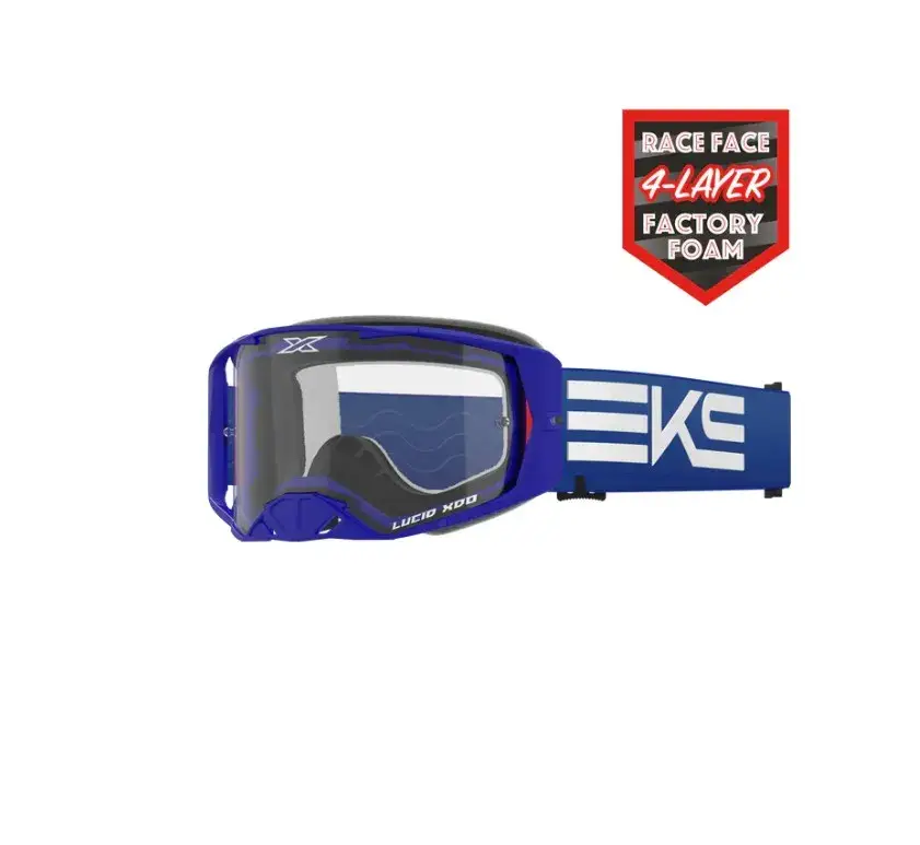 EKS Lucid Race Face Glasögon Klar Lins Trygg betalning