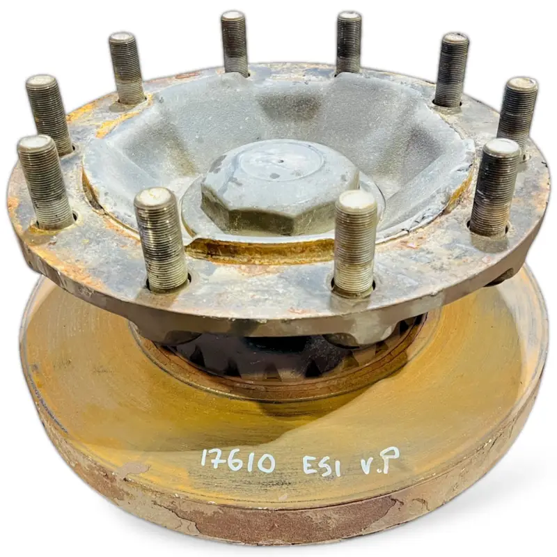 23440705 Hjulnav skivbroms, framaxel, vänster + 3988838 Wheel Hub, Tag Axle, Solid Disc VOLVO Populär