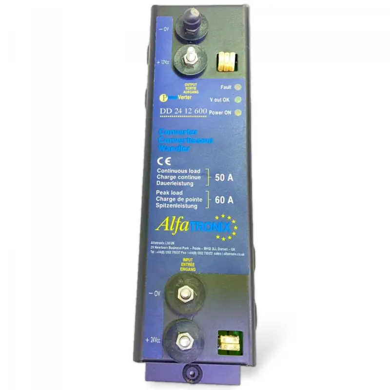 Handla nu 0000006064 Spänningsomvandlare Voltage Converter SOLARIS PV50S DD.24.12.600 DD24-12 0000-006-064 Urbino, Alpino, Vacanza (1999-) ALFATRONIX