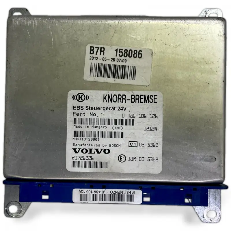 21726226 Styrblock, EBS VOLVO 85013356 85019356 B7, B8, B9, B12 bus (2005-) KNORR-BREMSE BOSCH Sista chansen