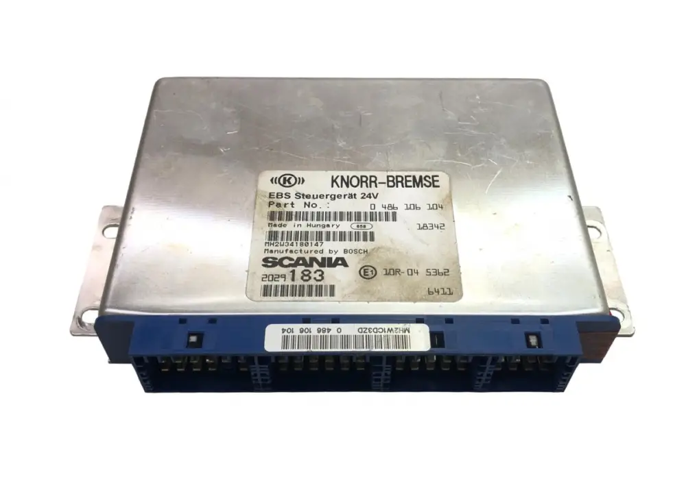 Sänkt pris 0486106104 Styrblock, EBS EBS Control Unit SCANIA 1944770 1888379 2029183 1936733 3241708 K-Series (2016-) KNORR-BREMSE BOSCH
